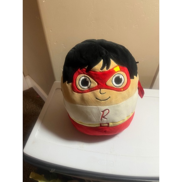 Ryan's World Super Hero Squishmallow Plush Toy Kids Collectible Red - Picture 1 of 3